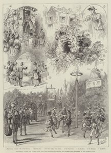 Fête en plein air et fête florale, pour l