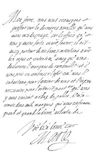 Lettre de Marie de Médicis au duc de Savoie, fin XVIe - début XVIIe siècle, 1865 - Frederick George Netherclift
