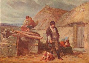 Une expulsion irlandaise, 1850 - Frederick Goodall