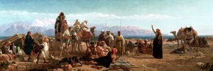 Tôt le matin dans le désert de Shur, 1860 - Frederick Goodall