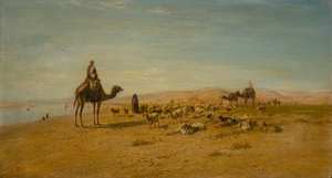 Sur les rives du Nil - Frederick Goodall