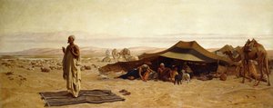 Le Chef de la maison en prière, 1872 - Frederick Goodall