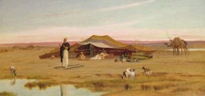 La prière du soir du cheikh - Frederick Goodall