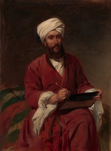 William Edward Dighton en tenue orientale - Frederick Goodall