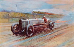 La voiture à moteur d