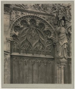 Cathédrale de Bourges : Crypte sous la nef, vers 1900 - Frederick Henry Evans