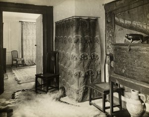 Manoir de Kelmscott : Passage à la salle parallèle - Frederick H. Evans