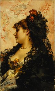 Une beauté espagnole - Frederick Hendrick Kaemmerer