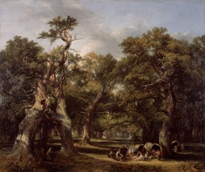 Une clairière forestière, Arden, Warwickshire, 1845