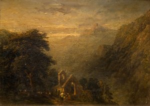 Abbaye de Valle Crucis, Llangollen, 1840