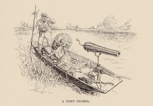 Une patrouille en barque - Frederick Henry Townsend