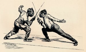 Escrimeurs, 1900 - Frederick Henry Townsend