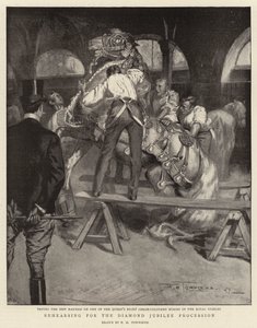 Répétition pour le défilé du jubilé de diamant