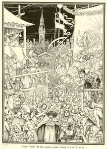 La foire aux vanités (gravure) - Frederick Hurten Rhead