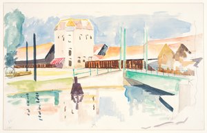 Pont et bâtiments - Frederick James Porter
