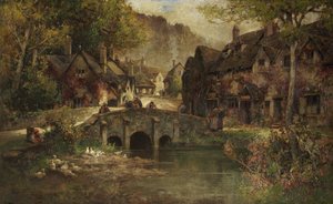 Castle Combe - Frederick Johnn  Hiles
