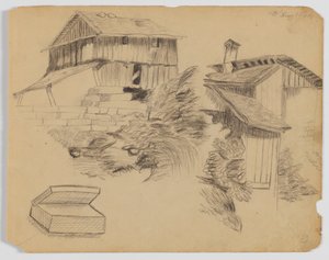 Page de carnet de croquis - Frederick Krieg