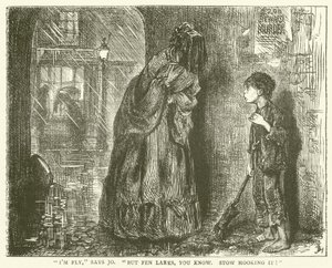 Illustration pour Bleak House - Frederick L. Bernard