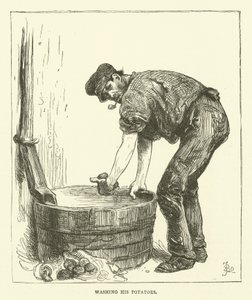 Lavage de ses pommes de terre - Frederick L. Bernard