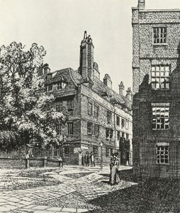 Cliffords Inn dans la ville de Londres, 1903, 1934 - Frederick Landseer Maur Griggs