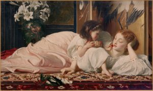 Mère avec enfant (cerises) - Frederick Lord Leighton