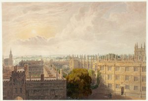 Vue de la bibliothèque Radcliffe