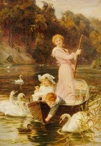 Une journée sur la rivière - Frederick Morgan