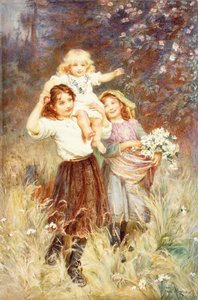 Cueillir des fleurs - Frederick Morgan