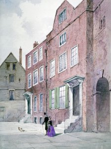 Vue du bureau du vicaire général, Bell Yard, Knightrider Street, Londres - Frederick Napoleon Shepherd