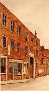 Auberge du Taureau et de la Bouche, St. Martin le Grand - Frederick Nash