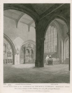 Église de St Helen, Bishopsgate Street, Londres - Frederick Nash