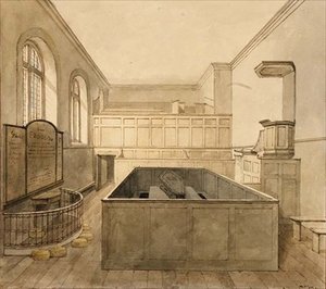 La Chapelle, Prison de Newgate - Frederick Nash