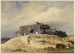 Sommet du puits de mine - Frederick Nash