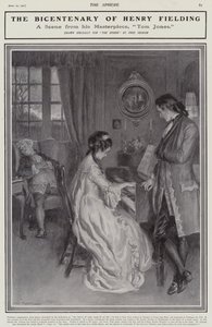Une scène de Tom Jones de Henry Fielding - Frederick Pegram