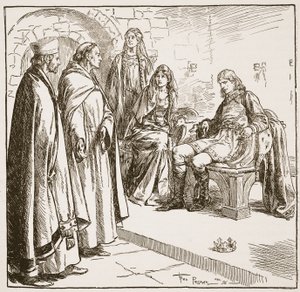 Dunstan, Edwy et Elgiva, illustration de 