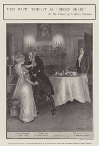 Mlle Marie Tempest en Becky Sharp au Prince of Wales