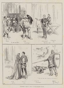 Henry IV de Shakespeare, partie I au Haymarket Theatre - Frederick Pegram