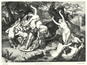 Pluton enlevant Proserpine (gravure)