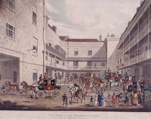 Diligences royales à Lad Lane, Londres, 1831 - Frederick Rosenberg