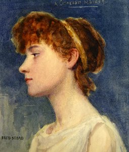 Une jeune fille grecque, vers 1890 - Frederick Stead