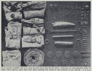 Objets trouvés dans l