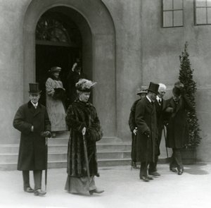 Le roi George V et la reine Mary à l