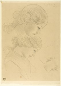 Esquisses de profil de femme