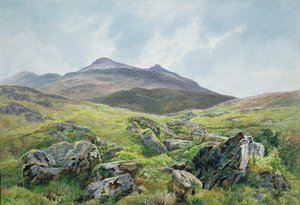 Paysage, Snowdon - Frederick William Hayes