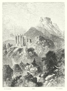 Childe Harold de Lord Byron, Chant III, Strophe 46 (gravure) - Frederick William Hulme