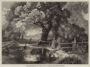 Le Pont de Bois dans le Chemin - Frederick William Hulme