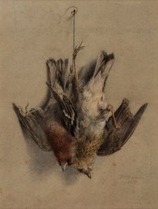Nature morte, alouettes - Frederick William Jackson