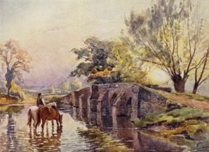 Hampton-in-Arden, pont de packhorse - Frederick William Newton Whitehead