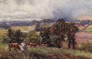 Leamington et Warwick depuis les collines de Campion - Frederick William Newton Whitehead