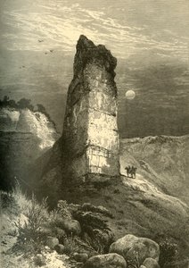 Monument Rock, Echo Canyon, 1874 - Frederick William Quartley